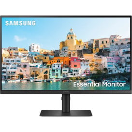 Monitor Samsung Essential LS27A400UJUXEN - 27"/1920x1080 (Full HD)/75Hz/IPS/FreeSync/5 ms/pivot/USB-C/Czarny