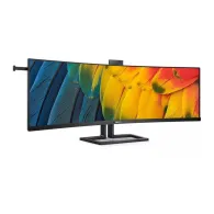 Monitor Philips 45B1U6900CH/00, 44,5", 5120x1440, 75Hz, 32:9, zakrzywiony, VA, HDR, 4 ms, kamera, USB-C, Czarny | Sklep ITnes.pl