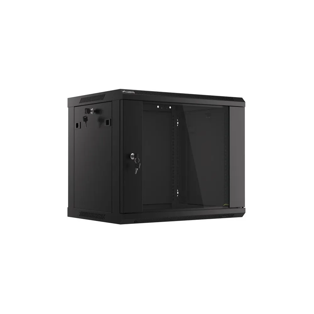 Szafa rack 19" 9U Lanberg WF01-6409-10B, 600 x 512 x 450 mm | Sklep ITnes.pl, IT for BUSINESS