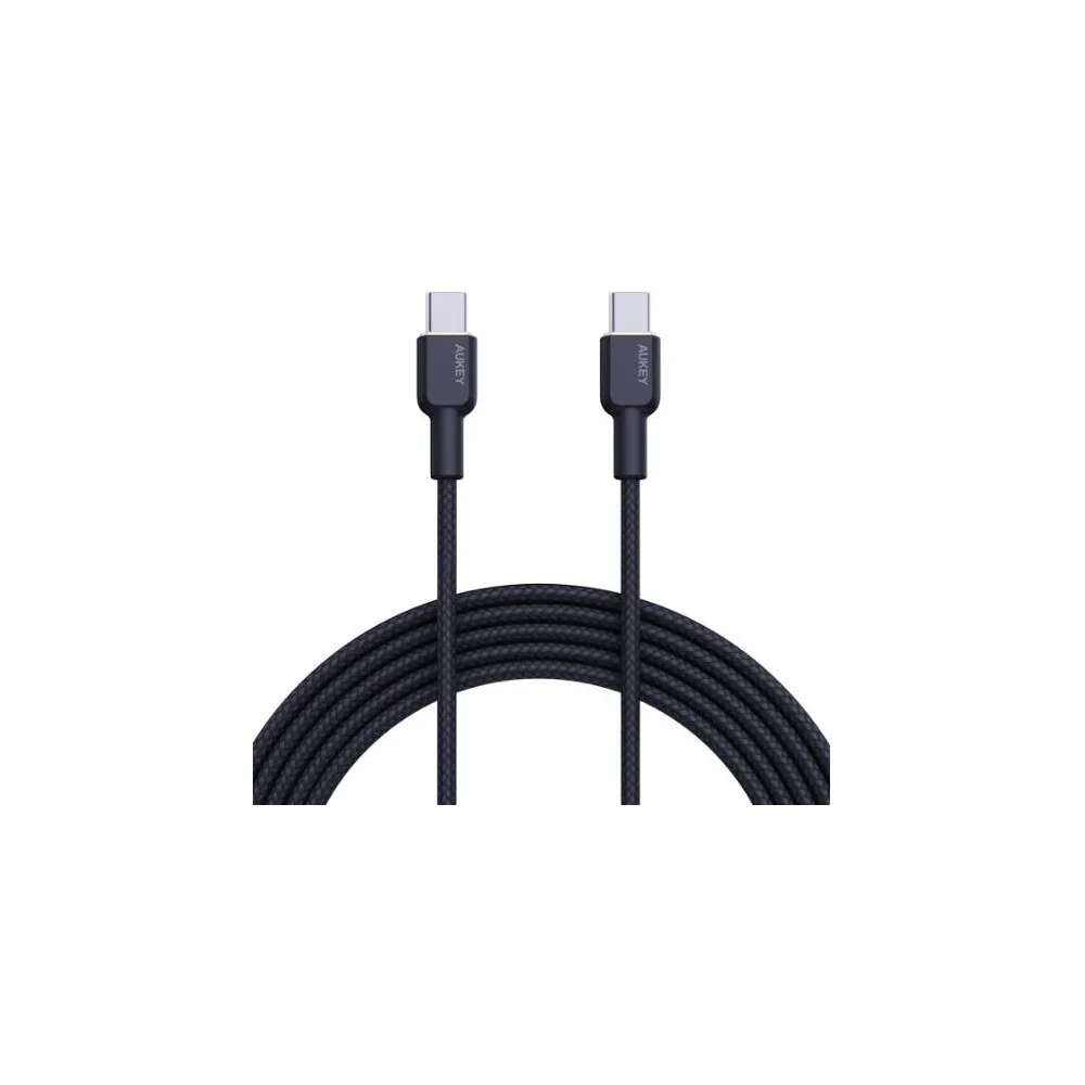 Kabel AUKEY USB-C do USB-C CB-NCC1, Power Delivery 60W 3A, USB 2.0, 1m, Czarny | Sklep ITnes.pl, IT for BUSINESS Kabel AUKEY USB-C do USB-C CB-NCC1, Power Delivery 60W 3A, USB 2.0, 1m, Czarny | Sklep ITnes.pl, IT for BUSINESS