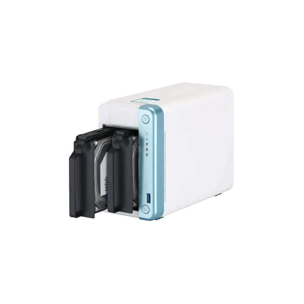 Serwer NAS QNAP Tower TS-251D-QJ9 - Tower/Intel Celeron J4025/J4005/4 GB RAM/12 TB/2 wnęki/hot-swap - zdjęcie