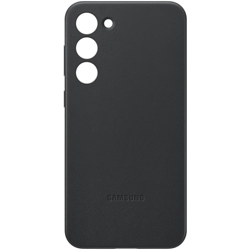 Etui na smartfon Samsung Leather Case EF-VS916LBEGWW do Galaxy S23+, Czarne | Sklep ITnes.pl, IT for BUSINESS