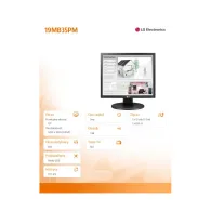 Monitor LG 19MB35PM 19MB35PM-I, 19", 1280x1024 (SXGA), 75Hz, 5:4, IPS, 5 ms, pivot, Czarny | Sklep ITnes.pl, IT for BUSINESS