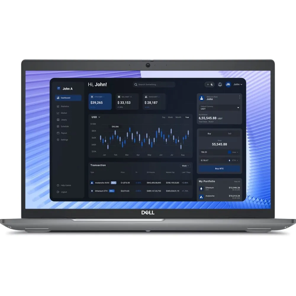 Laptop Dell Precision 3590 N014P3590EMEA_VP - Core Ultra 7 155H/15,6" FHD IPS/RAM 32GB/1TB/RTX 500 Ada/Szary/Win 11 Pro/3OS ProSupport NBD - zdjęcie