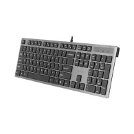 Klawiatura A4Tech KV-300H A4TKLA39976 - USB 2.0, US, Czarna