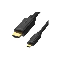 Kabel Unitek microHDMI, HDMI 2.0 4K Y-C182 - zdjęcie poglądowe 1