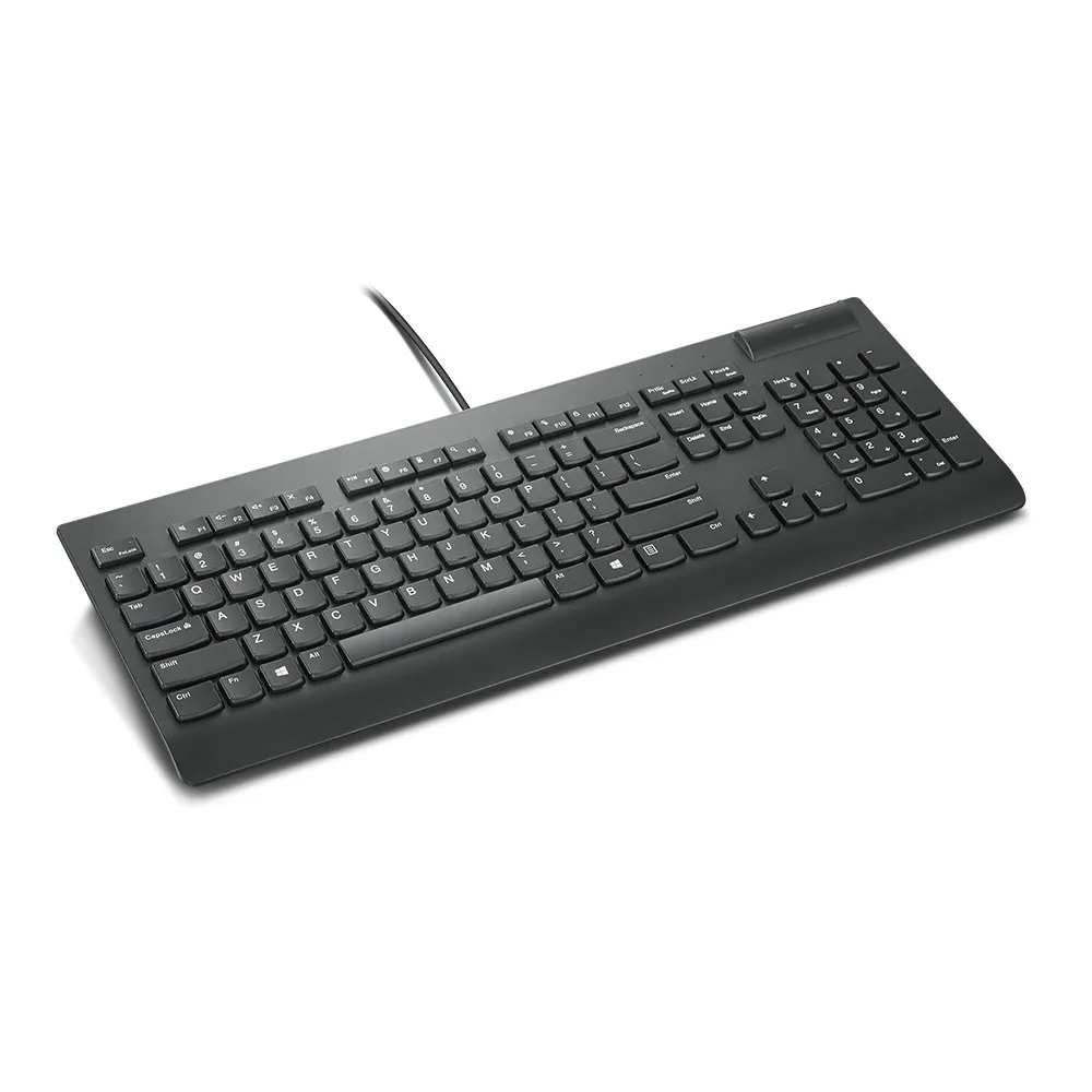Klawiatura przewodowa Lenovo SmartCard Wired Keyboard II US z symbolem euro 4Y41B69357