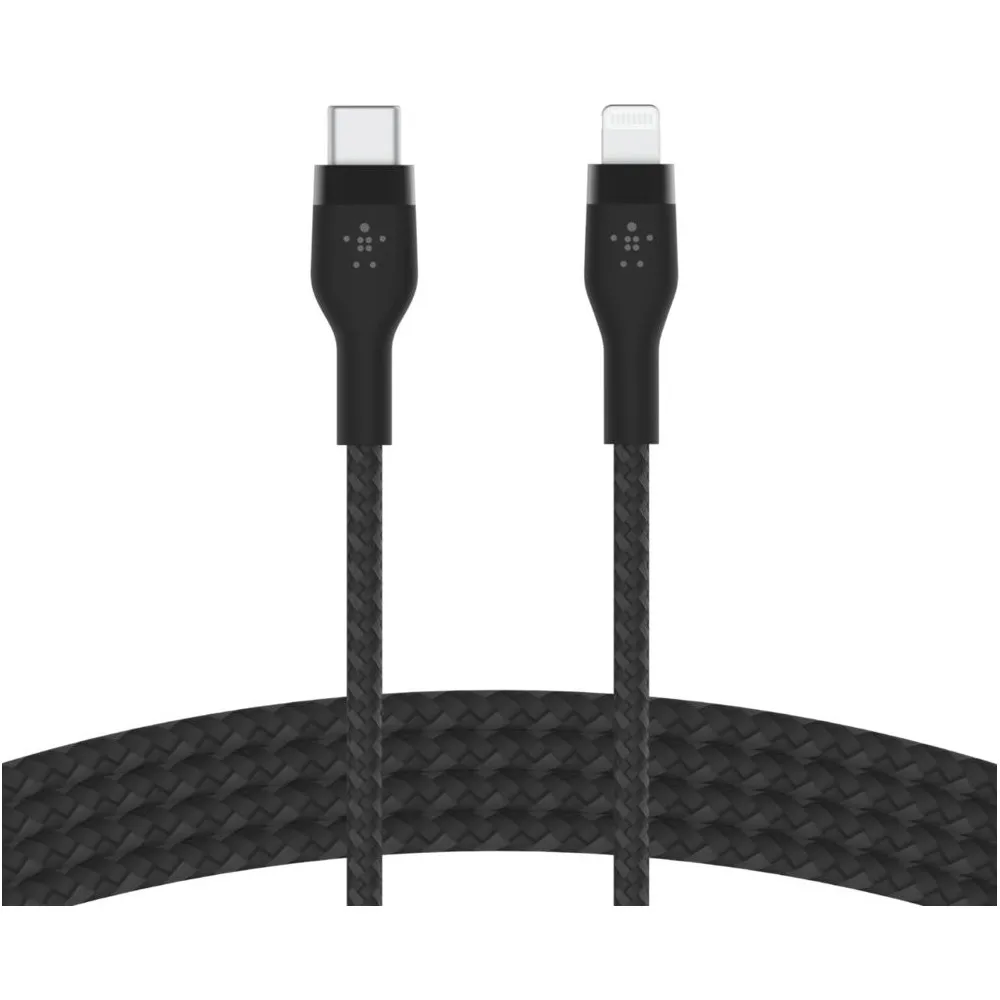 Kabel Belkin USB-C, Lightning CAA011BT2MBK - zdjęcie poglądowe 3 Kabel Belkin USB-C, Lightning CAA011BT2MBK - zdjęcie poglądowe 3