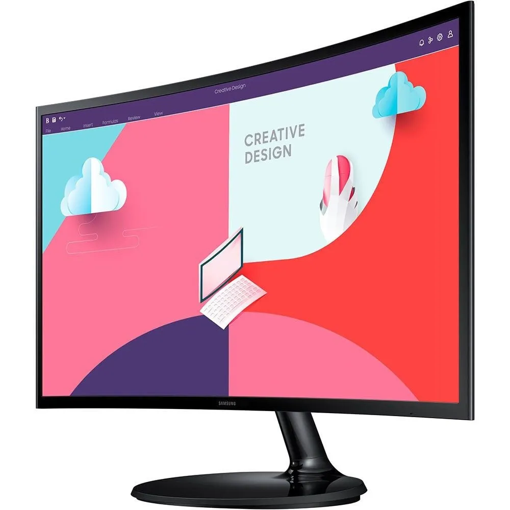 Monitor Samsung S36C LS24C360EAUXEN - 24"/1920x1080 (Full HD)/75Hz/zakrzywiony/VA/FreeSync/4 ms/Czarny