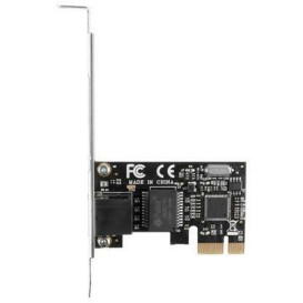 Karta sieciowa LAN Lanberg PCIe 1GB RTL8111C PCE-1GB-201 - 1x 100|1000Mbps RJ45, śledź low profile