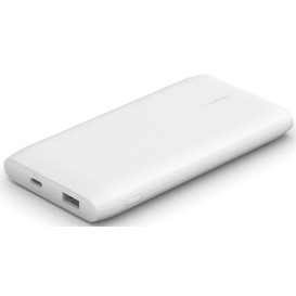 Powerbank Belkin 10000 mAh BPB001BTWH - Biały, Bateria litowo-polimerowa, 2 x USB, 1 x USB-C, 15 W