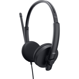 Słuchawki nauszne Dell Stereo Headset WH1022 520-AAVV - Czarne