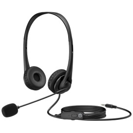 Słuchawki nauszne HP Stereo USB Headset G2 428H5AA - Czarne