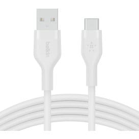 Kabel Belkin USB-A / USB-C CAB008BT1MWH - 1 m, Biały