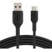 Kabel Belkin USB-C / USB-A CAB002BT0MBK - 15 cm, Czarny