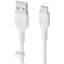 Kabel Belkin USB-A ,  USB-C CAB008BT3MWH - zdjęcie poglądowe 1