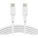 Kabel Belkin USB-C / USB-C CAB003BT1MWH - 1 m, Biały