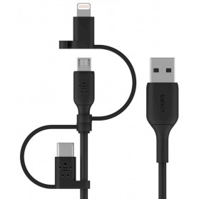 Kabel Belkin Universal Cable USB-A ,  USB-C ,  Micro-USB ,  Lightning CAC001BT1MBK - zdjęcie poglądowe 4