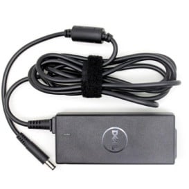 Zasilacz sieciowy Dell Euro 45W AC Adapter + Power Cord 492-BBSD - 2 m, Czarny