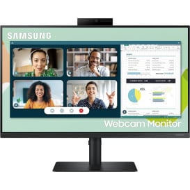 Monitor Samsung Business LS24A400VEUXEN - 24"/1920x1080 (Full HD)/75Hz/IPS/FreeSync/5 ms/pivot/kamera/Czarny