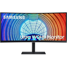 Monitor Samsung ViewFinity LS34A650UXUXEN - 34"/3440x1440 (UWQHD)/100Hz/21:9/zakrzywiony/VA/FreeSync/HDR/5 ms/pivot/USB-C/Czarny