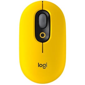 Mysz bezprzewodowa Logitech Pop Mouse 910-006546 - Żółta, Czarna