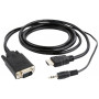 Adapter Gembird A-HDMI-VGA-03-6 HDMI M - zdjęcie poglądowe 1