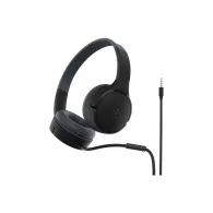 Słuchawki Belkin SoundForm Mini Wired On-Ear Headphones for Kids AUD004BTBK - Czarne