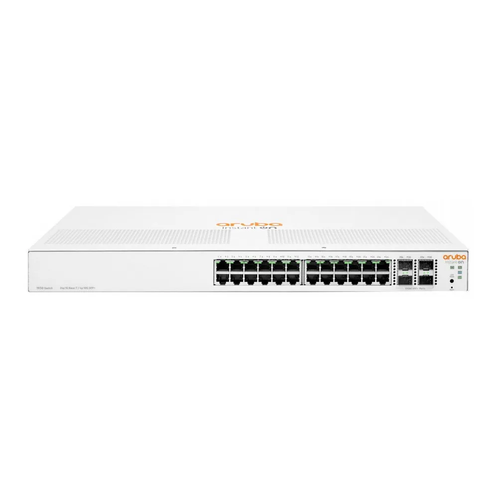 Switch zarządzalny HPE Aruba Instant On 1930 JL683B, 24x 100|1000Mbps RJ45, 4x 1|10Gbps SFP+, POE+ 195W | Sklep ITnes.pl, IT for