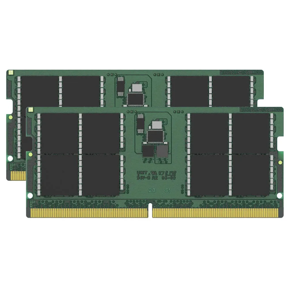 Pamięć RAM 2x32GB SODIMM DDR5 Kingston KCP552SD8K2-64 - zdjęcie poglądowe 1