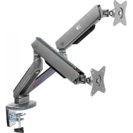 Uchwyt biurkowy do monitorów NanoRS 17-32" RS166 - 2 monitory, Kolor srebrny | Sklep ITnes.pl - IT for BUSINESS