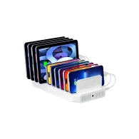 Stacja ładująca Unitek Y-2190D01-EU - 10xUSB, 2.4A, 60W, Biała