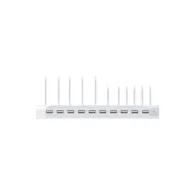 Stacja ładująca Unitek Y-2190D01-EU - 10xUSB, 2.4A, 60W, Biała