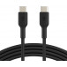Kabel Belkin USB-C / USB-C CAB003BT1MBK - 1 m, Czarny