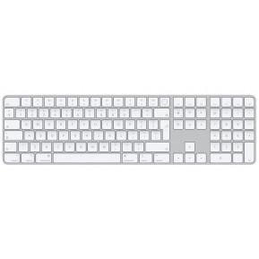 Klawiatura bezprzewodowa Apple Magic Keyboard z Touch ID MK2C3Z/A - Biała, Kolor srebrny