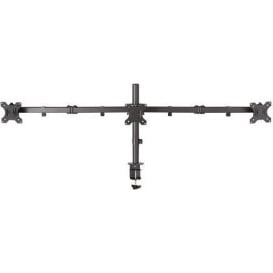 Uchwyt do monitorów Neomounts Triple Desk Mount 10-27" FPMA-D550D3BLACK - 3 monitory, Czarny