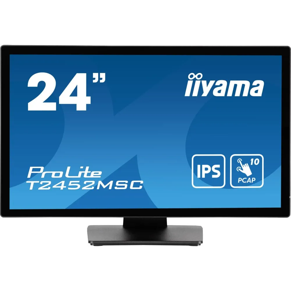 Monitor iiyama ProLite T2452MSC-B1, 23,8,", 1920x1080 (FHD), 60Hz, IPS, 14 ms, Czarny | Sklep ITnes.pl, IT for BUSINESS