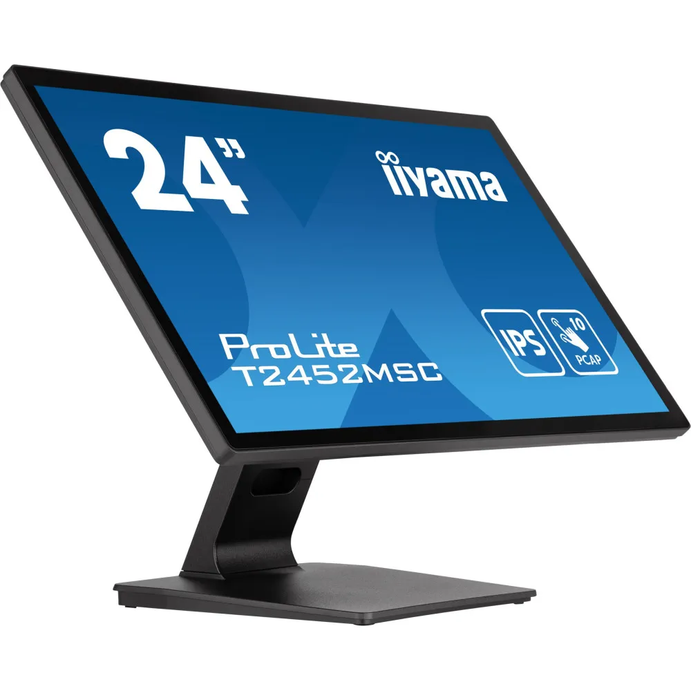 Zdjęcie produktu Monitor iiyama ProLite T2452MSC-B1 - 23,8,"/1920x1080 (Full HD)/60Hz/IPS/14 ms/Czarny