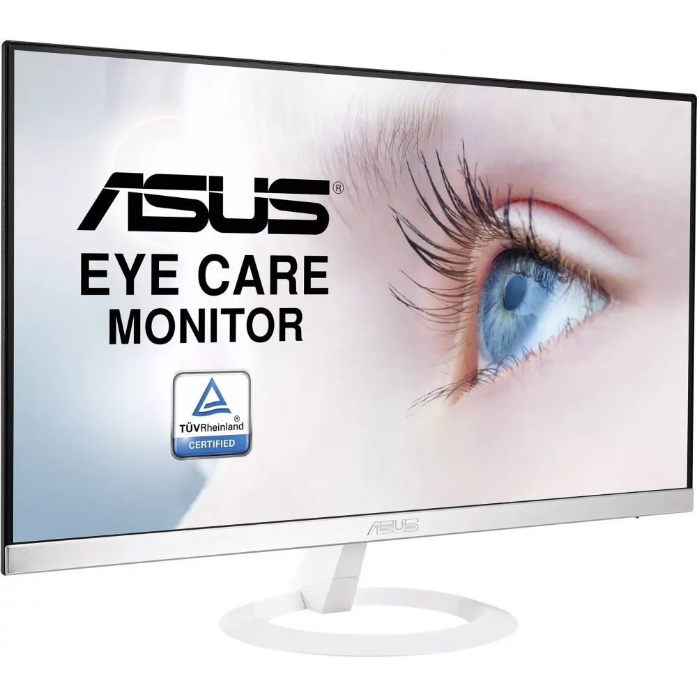 Zdjęcie produktu Monitor ASUS Eye Care VZ239HE-W - 23"/1920x1080 (Full HD)/75Hz/IPS/5 ms/Biało-czarny