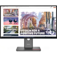 Monitor Lenovo ThinkVision P27QD-40 64B3ZAT2EU, 27", 2560x1440 (QHD), 24Hz-120Hz, IPS, 4 ms, pivot, kamera, USB-C, Czarny | Skle
