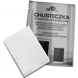 Chusteczka nawilżana TB Clean do tabletów i smartfonów ABTBCU00000CHTS - 1 sztuka, Biała