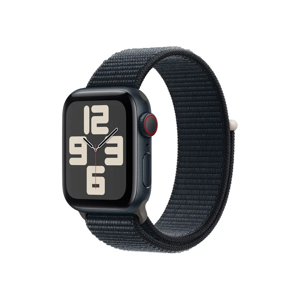 Smartwatch Apple Watch SE 44mm GPS + Cellular alu w kolorze północy z opaską sportową w kolorze północy MRHC3QP/A