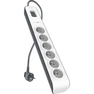 Listwa antyprzepięciowa Belkin 650J BSV603CA2M - 6 gniazda, 2 m, Biała, Szara - BSV603CA2M | Sklep ITnes.pl - IT for BUSINESS