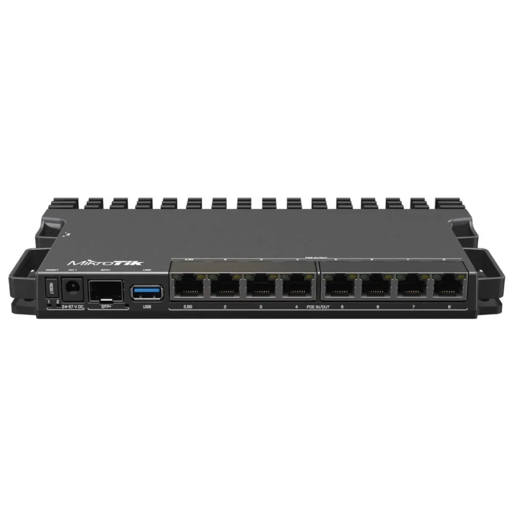 Router MikroTik RouterBOARD RB5009UPR+S+IN, 7x 1GbE RJ45, 1x 2,5GbE RJ45, 1x 10GbE SFP+ | Sklep ITnes.pl, IT for BUSINESS