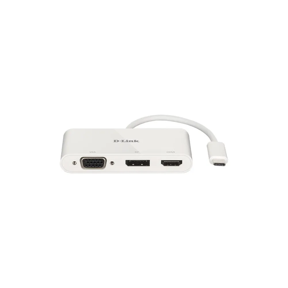 Adapter video D-Link 3in1 USB-C DUB-V310, HDMI 1.4, VGA, DisplayPort 1.2 | Sklep ITnes.pl, IT for BUSINESS