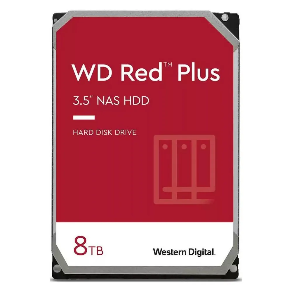 Dysk HDD 8 TB SATA 3,5" WD Red Plus WD80EFPX - zdjęcie poglądowe 1