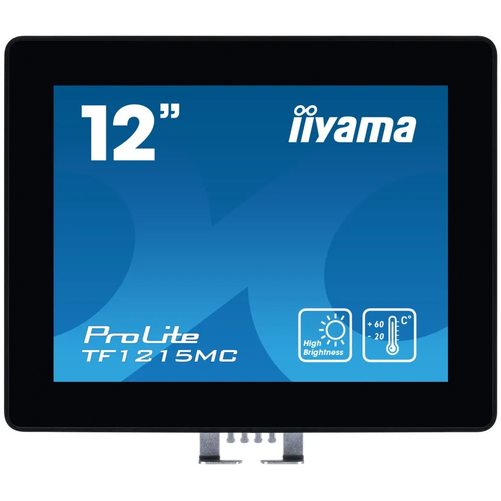 Monitor iiyama ProLite TF1215MC-B1, 12,1", 1024x768 (XGA), 75Hz, 4:3, IPS, 25 ms, MT, Czarny | Sklep ITnes.pl, IT for BUSINESS