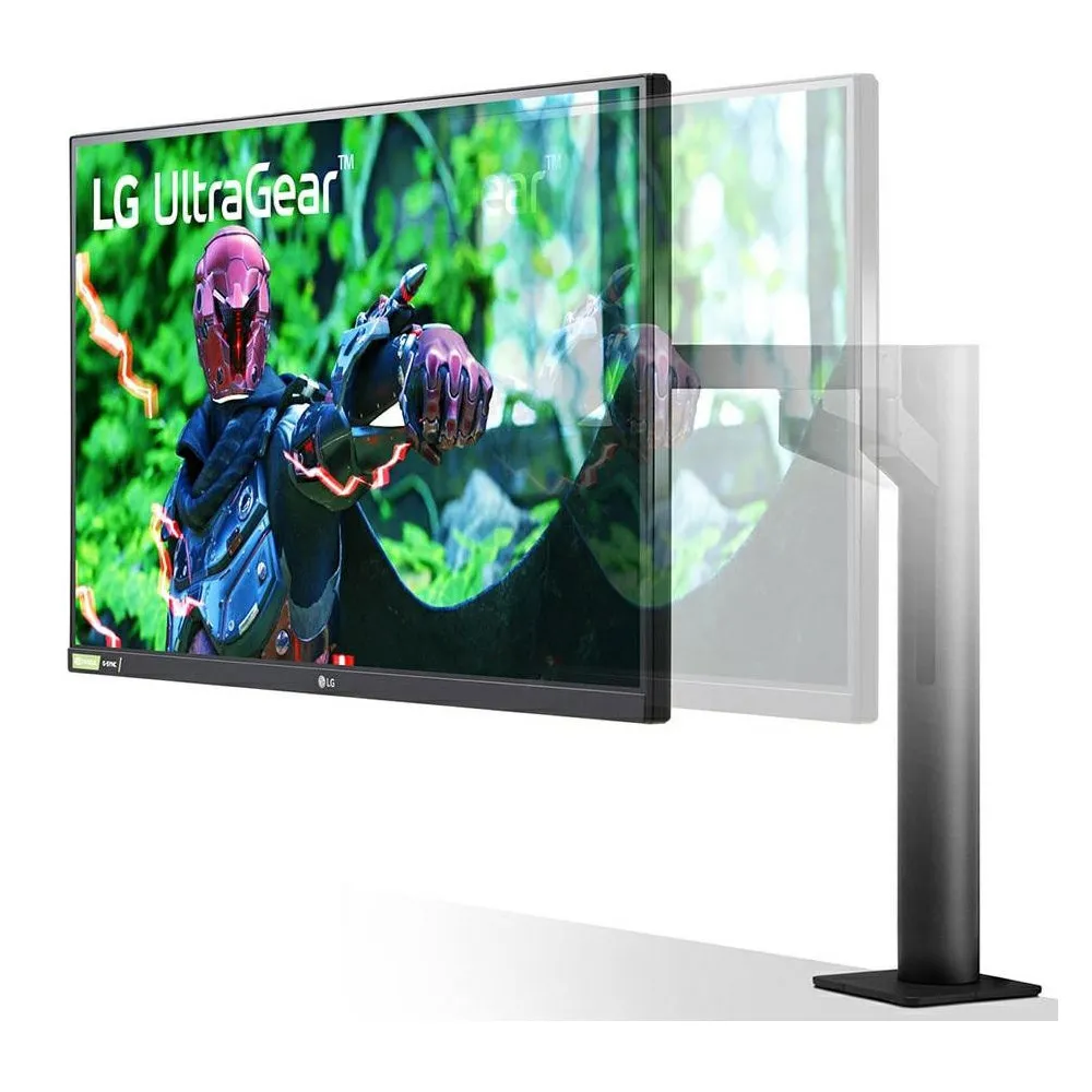 Monitor LG 27GN880-B - 27"/2560x1440 (QHD)/144Hz/nanoIPS/FreeSync/HDR/1 ms/pivot/Czarny - zdjęcie