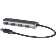 Hub i-tec 4x USB-A 3.0 - 4 porty z zasilaczem, Szary - U3HUB448 | Sklep ITnes.pl - IT for BUSINESS
