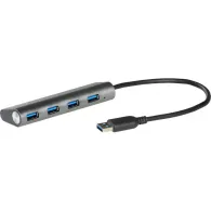 Hub i-tec 4x USB-A 3.0 - 4 porty z zasilaczem, Szary - U3HUB448 | Sklep ITnes.pl - IT for BUSINESS
